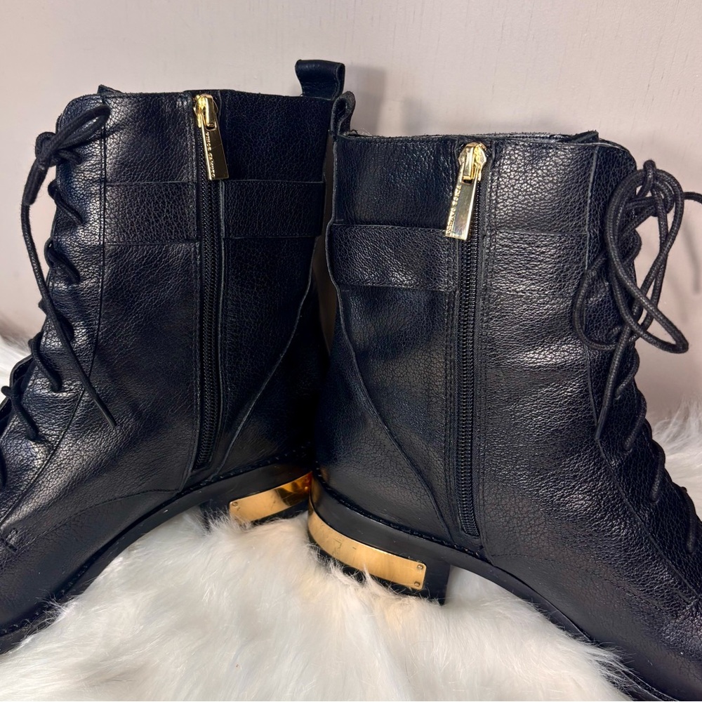 VINCE CAMUTO Ankle Boots w/Gold Accents - Picture 5 of 7